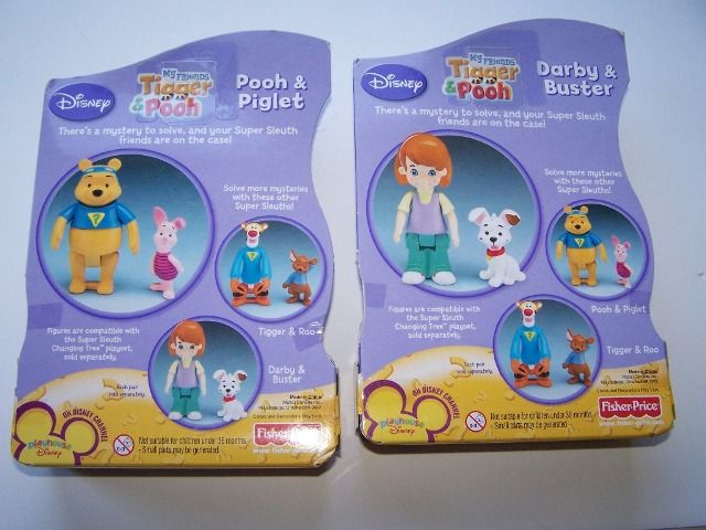 MY FRIENDS TIGGER&POOH Toy Figure Set NIP New Darby FP  