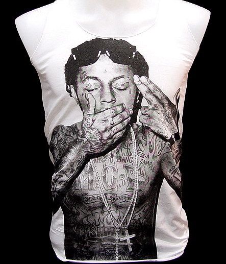 LIL WAYNE Free Weezy Young Money Tank Top T Shirt CD S  