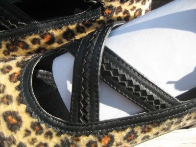 TUK La Bella Doll 5 6 7 8 9 10 11 LEOPARD 3 Strap Criss Cross MARY 