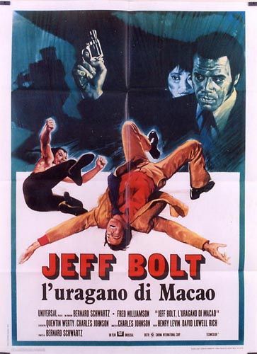 bq37 THAT MAN BOLT FRED WILLIAMSON rare 2sh ITALY  