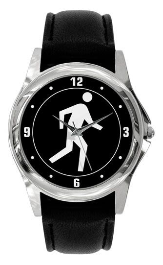 JOGGING WATCH RUN MARATHON RUNNER OLIMPICS SILVER S35  