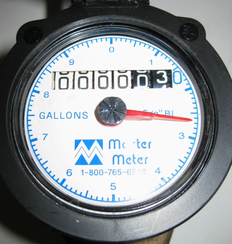 Master Meter Water Meter BL05 5/8 x 3/4 US Gal. New  