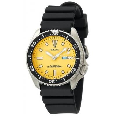 Seiko Mens SKXA35 Automatic Dive Urethane Strap Watch (New)  