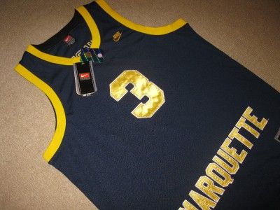 NBA NCAA DWAYNE WADE Marquette Nike Elite Jersey Size XL New with Tags 