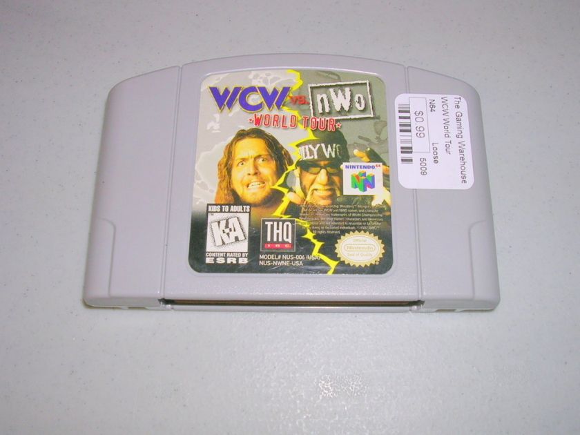   VS. NWO WORLD TOUR (Nintendo 64 N64) Retro Game 085138301021  