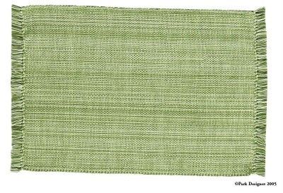 Park Designs Casual Classics 100%Cotton Placemat Celery  