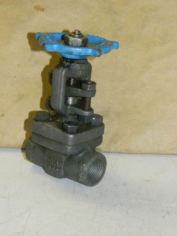 VELAN 1/2 NPT S 2054B 02TY 800 STEEL GATE VALVE NEW  