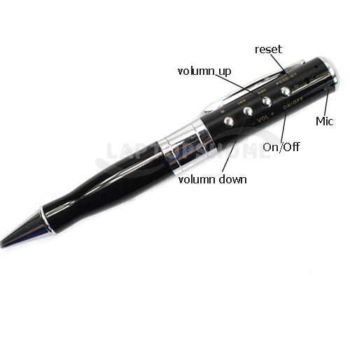   4GB E507 USB Flash Digital Voice Recorder Pen with  Black  