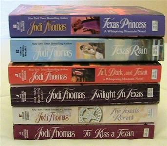 Jodi Thomas Lot of 6 Historical Romance Western Texas  