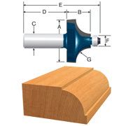 Bosch 85497MC 1 1/2 inch Carbide Tipped Beading Bit  