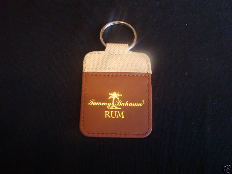 Tommy Bahama Rum Leather Keychain BRAND NEW  