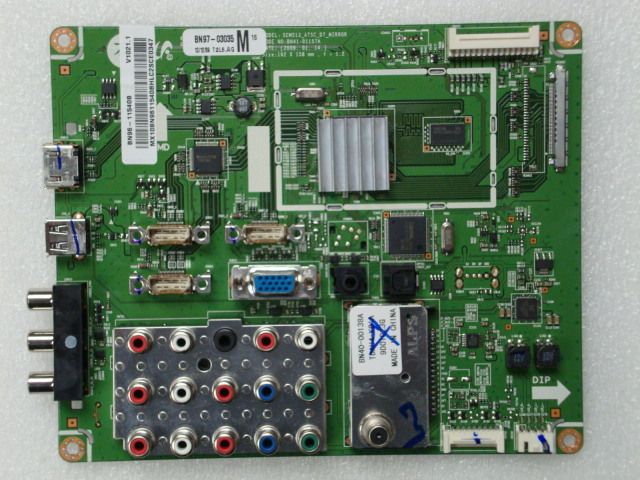 Samsung LN37B550 MAIN BOARD BN97 03035M LCD TV  