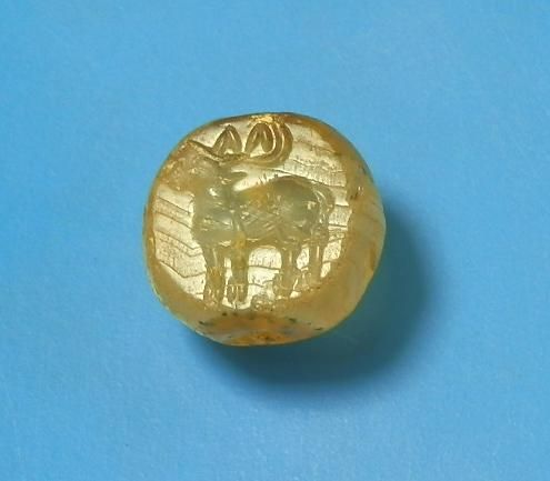 SASANIAN CHARLCEDONY STAMP SEAL (E693)  