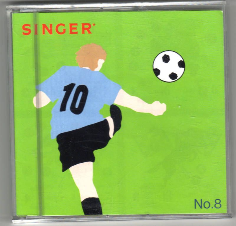 Singer XL 100, 150 or 1000 Embroidery Card #8, Sports and Hobbies 