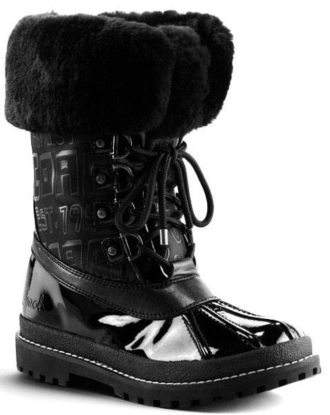 COACH LEONORA WOMENS SHEARLING POPPY WINTER SNOW BOOT 6  