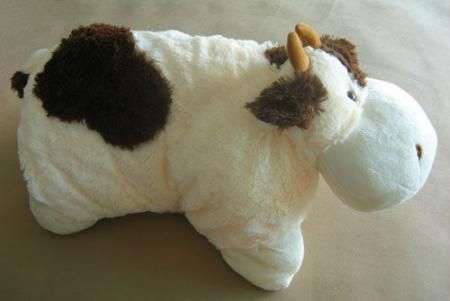   baby Dairy cow Cuddlee Pet Pillow soft Plush Pillow toy dolls  