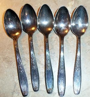 Vintage W M ROGERS AND SON AA Spoons 1847 Ambassador Design REDUCED 