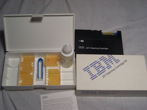 IBM 25 CLEANING CARTRIDGE KIT P/N 21F8570  