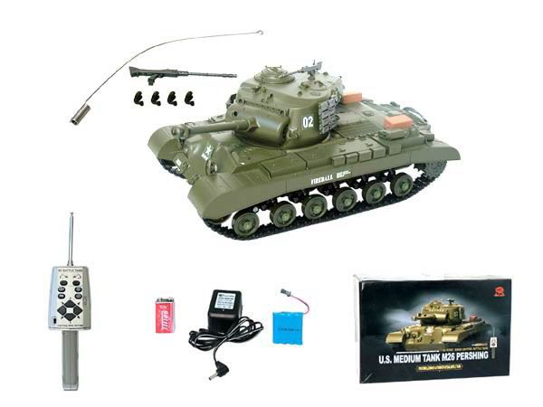 US RC TANK 130 SCALE US M26 Pershing RC Battle Tank NIB  