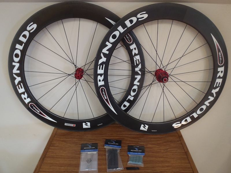 Reynolds SDV66 carbon wheelset 66mm 700c clinchers, Token ceramic hubs 