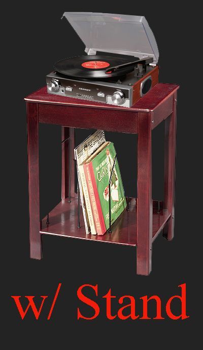 Crosley Tech Turntable w/ RECORD PLAYER STAND Included  