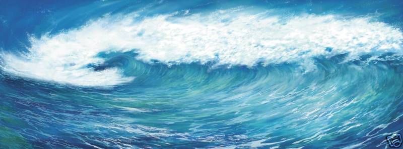 Beach Surf OCEAN WAVE Wallpaper Wall Decor Mural  