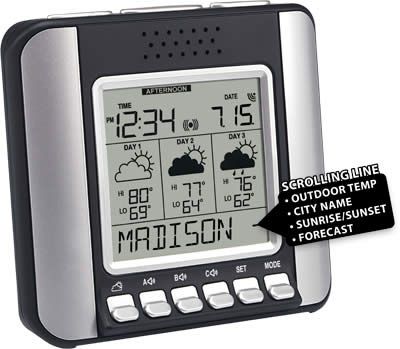 NEW LaCrosse Wireless Outdoor Weather Alert Forecaster Temperature 