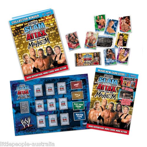 WWE SLAM ATTAX MAYHEM STARTER TRADING CARDS PACK GAME  